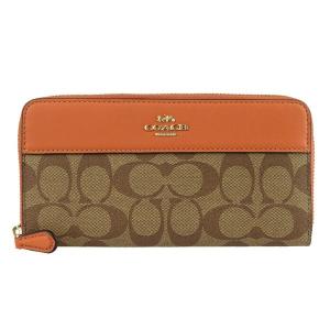 コーチ COACH 財布 長財布 ラウンドファスナー シグネチャー アウトレット 76873｜riverall