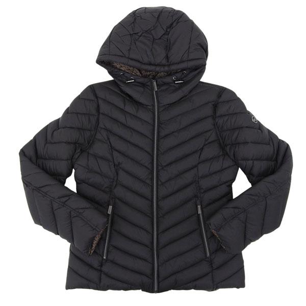 マイケルコース XS パッカブルジャケット リバーシブル レディース アウトレット ブラックブラウン...