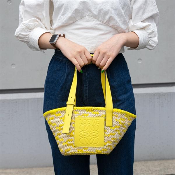ロエベ バッグ レディース トートバッグ ハンドバッグ アウトレット ナチュラル×レモン A223S...
