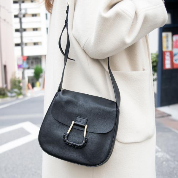 イルビゾンテ バッグ レディース ショルダーバッグ レザー ブラック BCR326PO0001BK1...