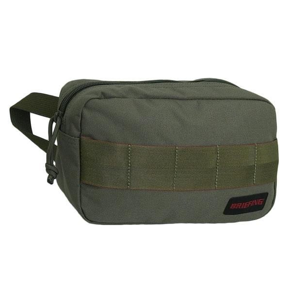 ブリーフィング ポーチ 小物入れ メンズ レディース アウトレット オリーブ QL ONE ZIP ...
