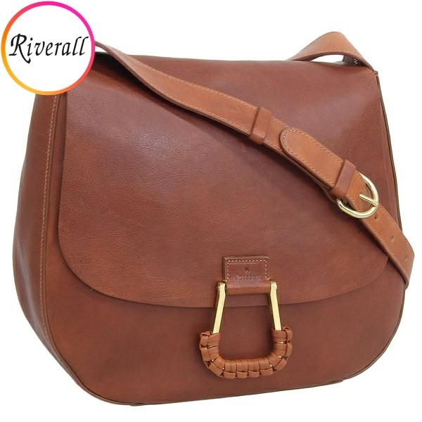 イルビゾンテ バッグ レディース ショルダーバッグ レザー ブラウン BSH174PO0001BW4...