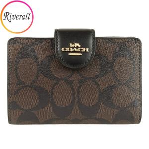 コーチ COACH 財布 折財布 二つ折り シグネチャー アウトレット c0082｜riverall