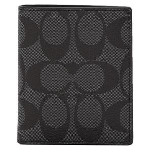 10％ポイント還元13日限定 コーチ COACH 財布 折財布 二つ折り 札入れ メンズ シグネチャー アウトレット c0095