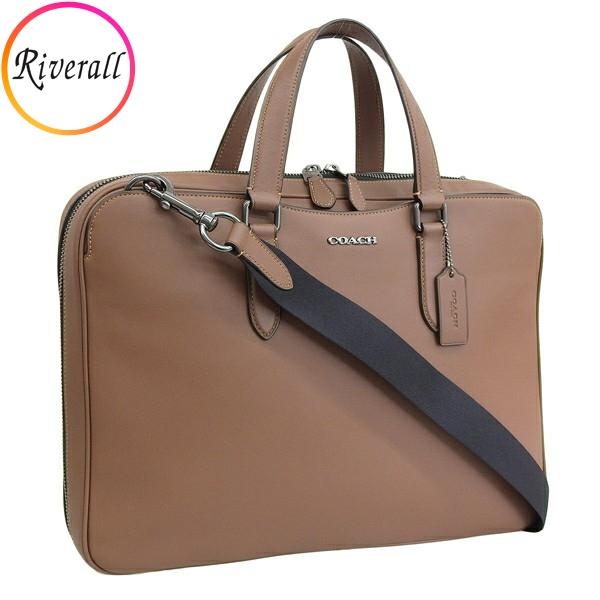 コーチ バッグ メンズ ビジネスバッグ ブリーフケース アウトレット レザー ブラウン C8170Q...