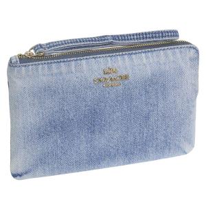 コーチ ポーチ レディース リストレット アウトレット デニム LRG CRN ZP FDD DNM CEF68IMNIM COACH