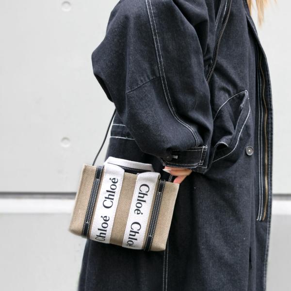 【数量限定セール】クロエ トートバッグ ショルダーバッグ 2WAY レディース ウッディ ホワイト×...