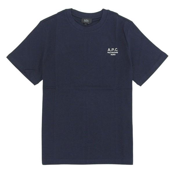 アーペーセー Tシャツ カットソー 半袖 メンズ レディース L コットン ネイビー t shirt...