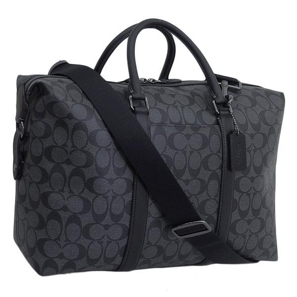 コーチ バッグ メンズ ボストンバッグ 2WAY ショルダーバッグ アウトレット チャコール ELL...