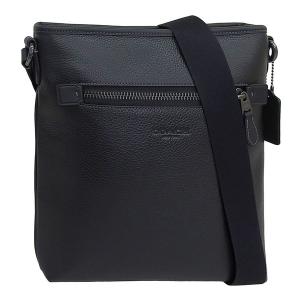 コーチ メッセンジャーバッグ 斜め掛け レザー ブラック COACH（コーチ） バッグ メンズ ショルダーバッグ アウトレット レザー