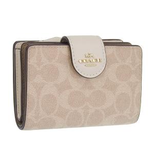 COACH（コーチ） 財布 レディース 2つ折り 折財布 アウトレット ライト