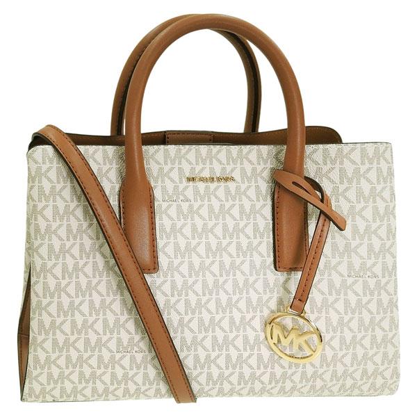 マイケルコース バック レディース ショルダーバッグ 2way 斜めがけ アウトレット PVC ホワ...