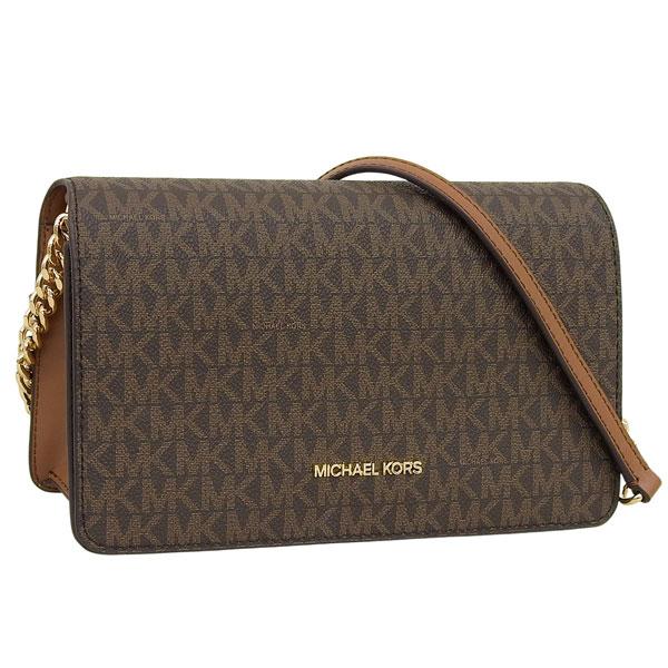 マイケルコース バッグ レディース ショルダーバッグ アウトレット PVC ブラウン JET SET...