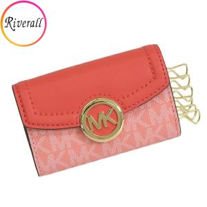 マイケルコース MICHAEL KORS キーケース 6連 小物 ピンクマルチ レディース d35s0gftp5b アウトレット｜riverall