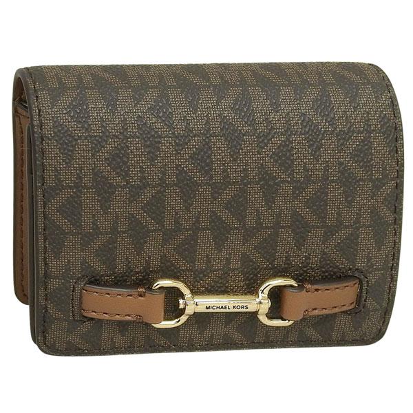 マイケルコース 財布 ミニ コインケース 小銭入れ レディース アウトレット ブラウン 35S5G2...