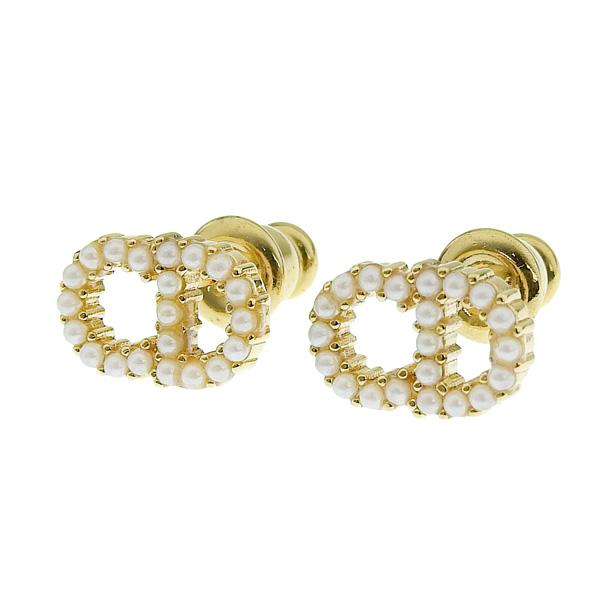 【並行輸入品】ディオール ピアス レディース アクセサリー ジュエリー シャンパンゴールド E171...