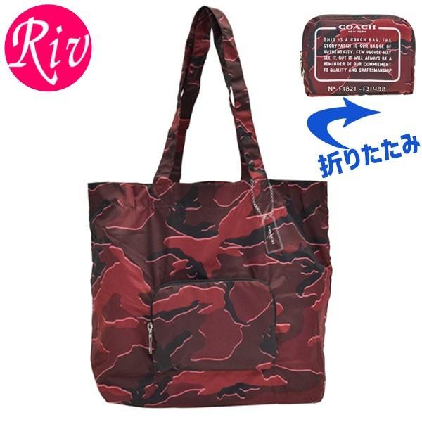 コーチ バッグ COACH トートバッグ 折りたたみ カモフラージュ アウトレット f31488