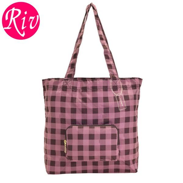 コーチ バッグ COACH トートバッグ 折りたたみ ギンガムチェック アウトレット f39649