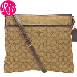コーチ バッグ COACH ショルダーバッグ 斜めがけ シグネチャー ブラウン キャンバス レザー f58285imc7c