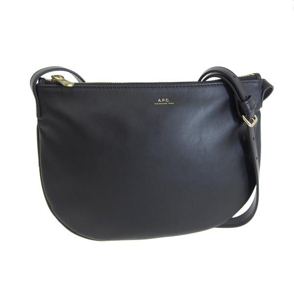 アーペーセー A.P.C. バッグ ショルダーバッグ バッグ レザー ブラック レディース f613...
