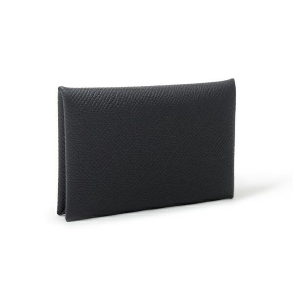 【並行輸入品】エルメス カルヴィ カードケース カードホルダー レディース メンズ ブラック H04...