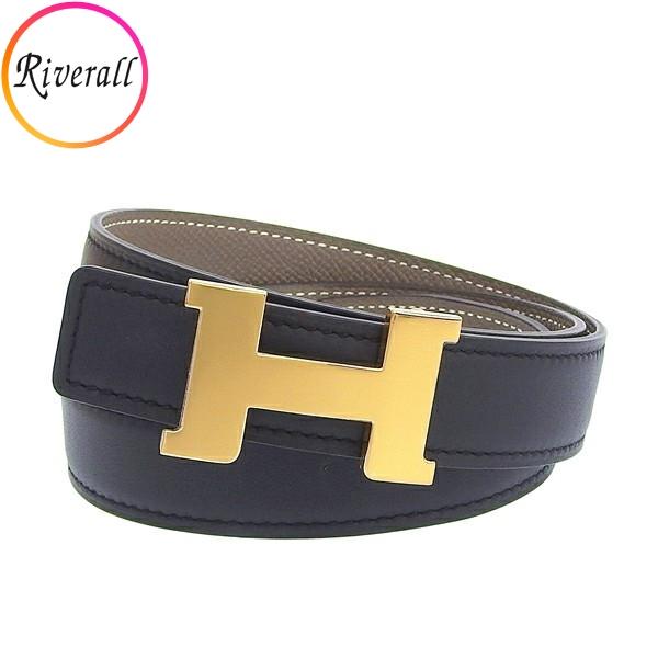 【並行輸入品】【数量限定セール】エルメス アクセサリー レディース ベルト 70 レザー ブラック ...