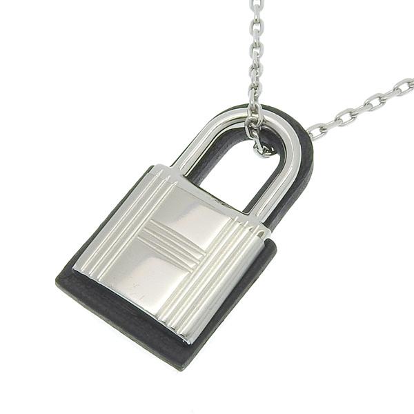 エルメス アクセサリー レディース カデナ パドロックモチーフ ネックレス シルバー オーケリー H...