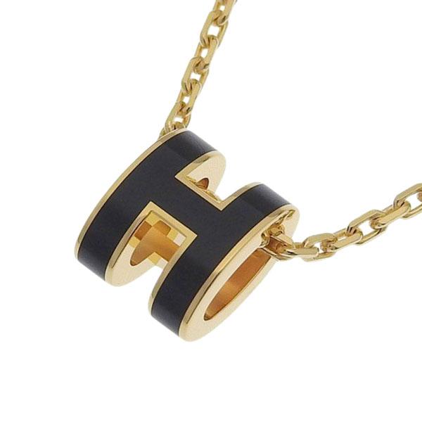 【並行輸入品】 エルメス アクセサリー レディース ネックレス ゴールド×ブラック H147992F...