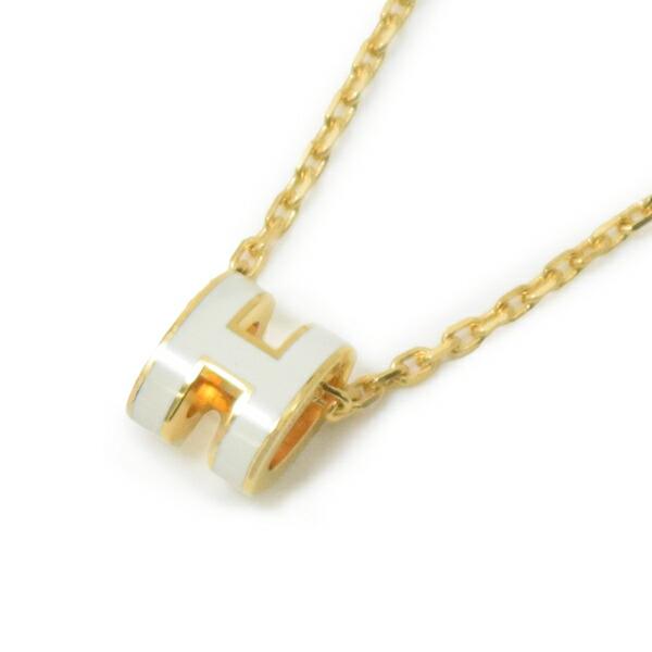 【並行輸入品】エルメス ミニ ポップ H ペンダント ネックレス レディース ホワイト H14799...