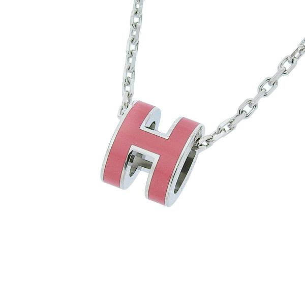 【数量限定セール】エルメス アクセサリー レディース ネックレス シルバー×ピンク H147992F...