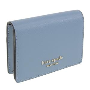 ケイトスペード KATE SPADE スペンサー カードケース 小物 ブルー レディース k6505｜riverall