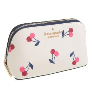 ケイトスペード KATE SPADE SM COSMETIC CASE ポーチ 小物入れ ホワイトマルチ レディース k6865 アウトレット｜riverall