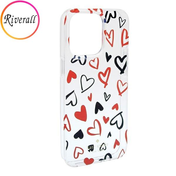 ケイトスペード スマホケース レディース iPhone 13Pro アウトレット クリアーマルチ K...