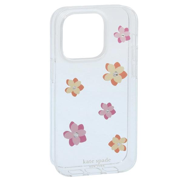 ケイトスペード スマホケース レディース クリアーマルチ FLOWER PRINTED FLOWER...