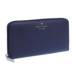 ケイトスペード 財布 レディース 長財布 アウトレット レザー ネイビー lg cntl wal KC578-403 KATE SPADE｜riverall