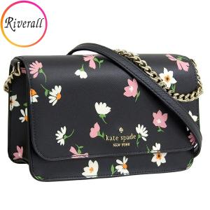 ケイトスペード バッグ レディース 2WAY ショルダーバッグ ハンドバッグ アウトレット ブラックマルチ マディソン フローラル ワルツ スモールフラップ クロスボディ SM FLP CBODY KF477-001 KATE SPADE 母の日　土日祝も毎日発送します kate spade NEW YORK（ケイト・スペード ニューヨーク） ケイト