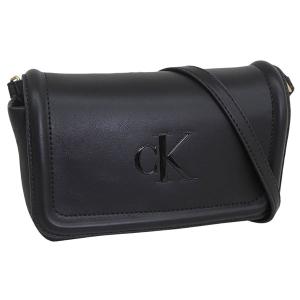カルバンクライン バッグ レディース ショルダーバッグ ブラック BOLD CK FLAP CROSSBODY LV04F1027G BLACK CALVIN KLEIN