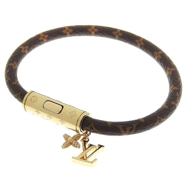 【並行輸入品】ルイヴィトン アクセサリー レディース ブレスレット ブラウン ブレスレット LV プ...