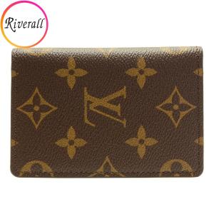 ルイヴィトン LOUIS VUITTON カードケース 定期入れ パスケース 名刺入れ ポケット・オーガナイザー モノグラム m60502｜riverall