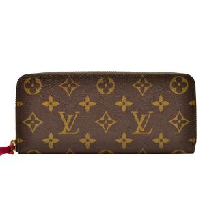 ルイヴィトン LOUIS VUITTON 財布 ラウンドファスナー 長財布 ポルトフォイユ・クレマンス モノグラム M60742｜riverall