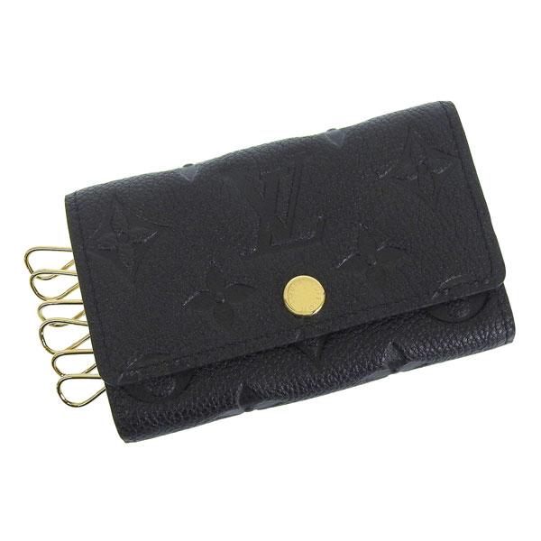 【並行輸入品】ルイヴィトン キーケース 6連 レディース モノグラム アンプラントレザー ブラック ...
