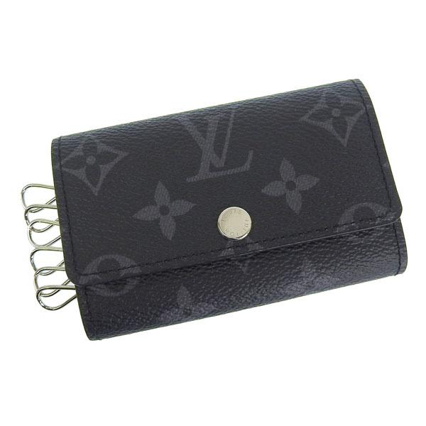 【並行輸入品】ルイヴィトン キーケース 6連 メンズ レディース モノグラム エクリプス ブラックマ...