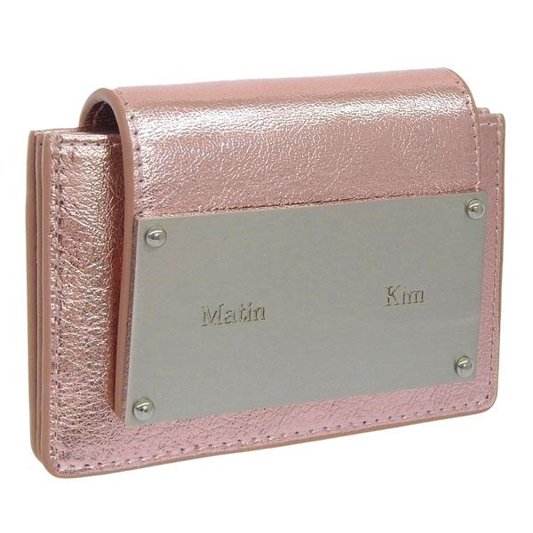 マーティンキム カードケース レディース レザー ピンク ACCORDION WALLET MK25...