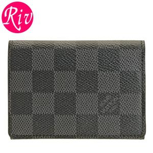 ルイヴィトン LOUIS VUITTON 名刺入れ カードケース LV メンズ レディース n63338｜riverall