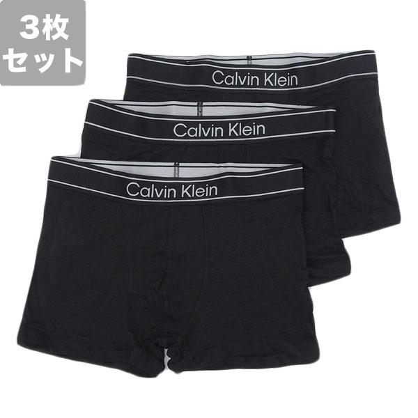 カルバンクライン アンダーウェア ボクサーパンツ メンズ 3枚組 L ブラック 3 Pack Tru...