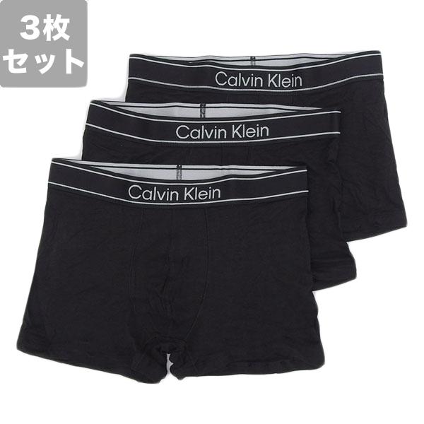 カルバンクライン アンダーウェア ボクサーパンツ メンズ 3枚組 S ブラック 3 Pack Tru...