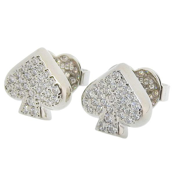 【並行輸入品】ケイトスペード アクセサリー レディース ピアス アウトレット シルバー EVERYD...