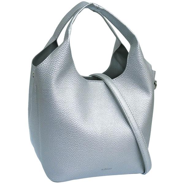 リンレ バッグ レディース ショルダーバッグ 2way 斜めがけ ハンドバッグ シルバー OK 43...