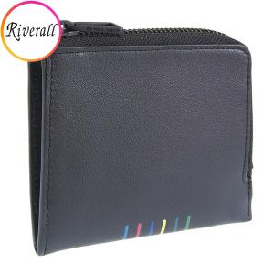 ポールスミス コインケース 小銭入れ メンズ ミニ財布 カードケース アウトレット レザー ブラック PAUL SMITH｜riverall