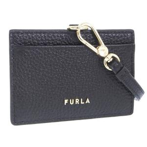 【新品未使用】FURLA フルラ ブラック 名刺入れ カードケース　クラシック FURLA フルラ カードケース レザー クラシック ロゴ スリム 名刺